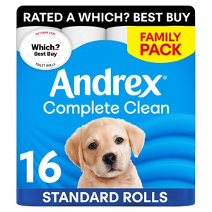 Andrex Complete Clean Toilet Tissue 4 Rolls