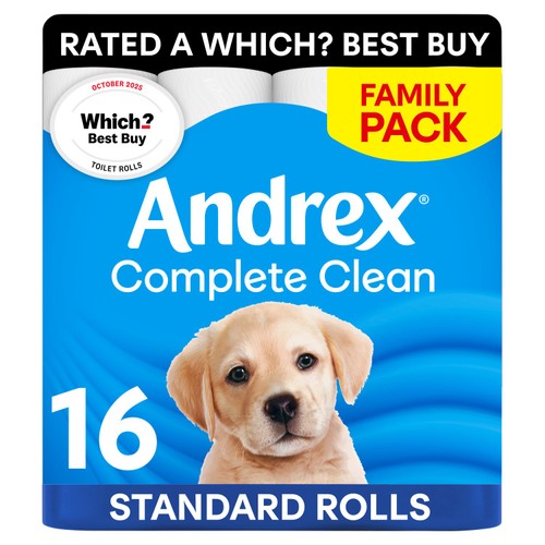 Andrex Complete Clean 16 Rolls