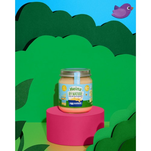 Heinz Egg Custard Baby Food Jar 6+ Months 