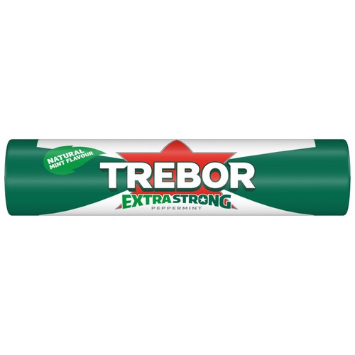 Trebor Extra Strong Peppermint 4 Rolls 