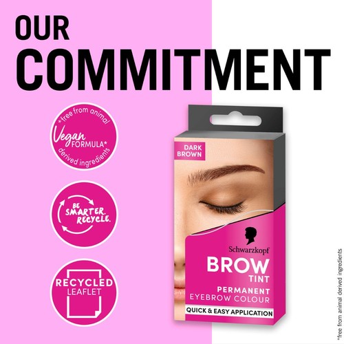 Schwarzkopf Brow Tint Dark Brown
