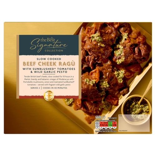 Morrisons Signature Slow Cooked Beef Cheek Ragu 660g