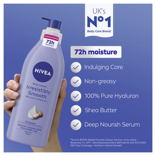 NIVEA Irresistibly Smooth Body Lotion  400ml