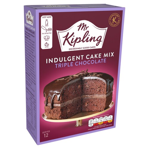 Mr Kipling Signature Triple Chocolate Cake Mix