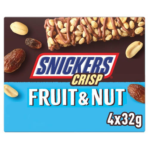 Snickers Crisp Triple Treat 4pk