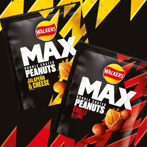 Walkers Max Jalapeno & Cheese Sharing Double Coated Peanuts 