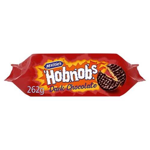 McVitie's Dark Chocolate Hobnobs Biscuits The Oaty One 262g