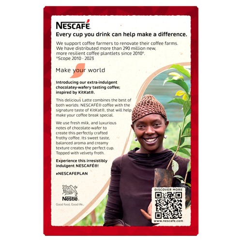 Nescafe Frothy KitKat Latte Coffee 7x147g Sachets