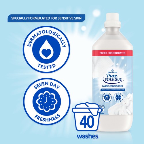 Morrisons Pure Fabric Conditioner 40 Washes
