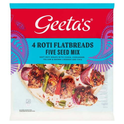 Geetas five seed flatbread