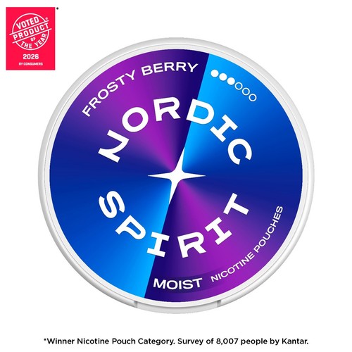 Nordic Spirit Frosty Berry Strong 9mg Nicotine Pouches