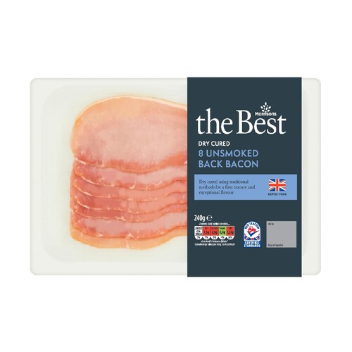 Morrisons The Best Unsmoked Back Bacon 