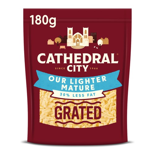 Cathedral City Grated Lighter Cheddar Cheese