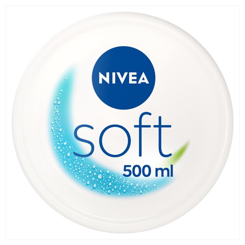 NIVEA Soft Moisturiser Cream For Face Hands And Body