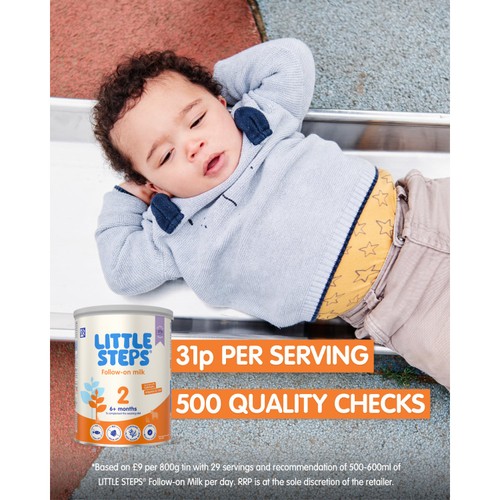LITTLE STEPS Follow-On Baby Milk Powder Formula 6 Mth+ 800g