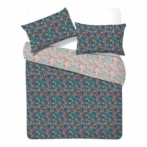 Nutmeg Easy Care Ditsy Vintage Duvet Set Double