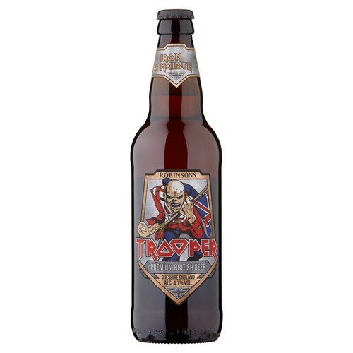 Robinsons Brewery Iron Maiden Trooper Premium British Beer Bottle