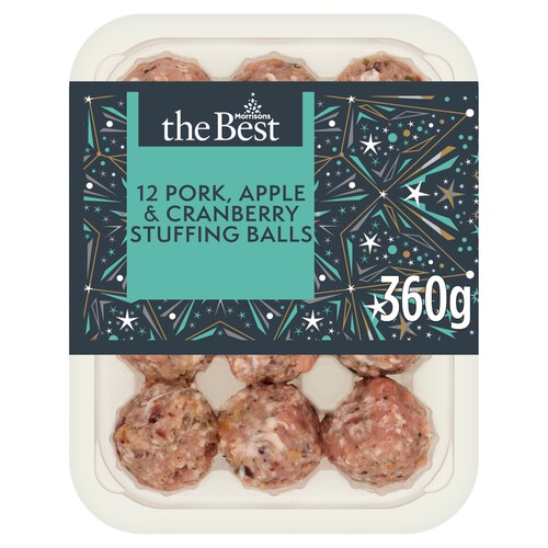 Morrisons The Best Pork, Apple & Cranberry Stuffing Balls 