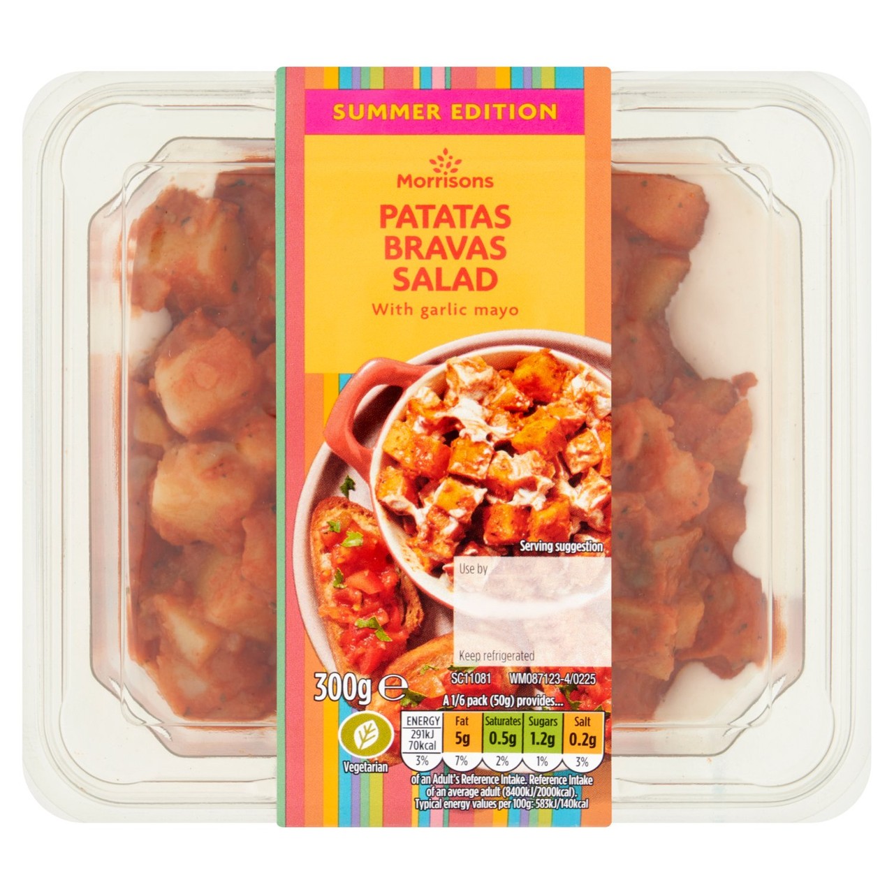 Morrisons Patatas Bravas Potato Salad 250g
