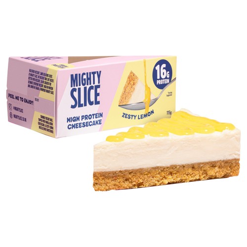 Mighty Slice Zesty Lemon High Protein Cheesecake 115g