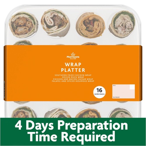 Wrap Platter (16 Pieces) - Eat On Same Day   FTO