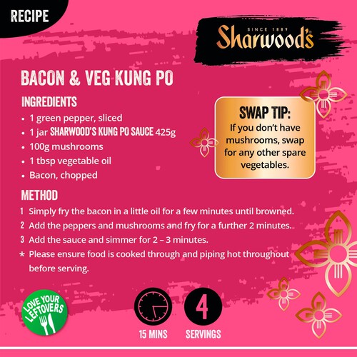 Sharwood's Kung Po Chinese Cooking Sauce