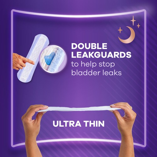 Always Discreet Pads Maxi Night Incontinence Bladder Weakness 12 Pack