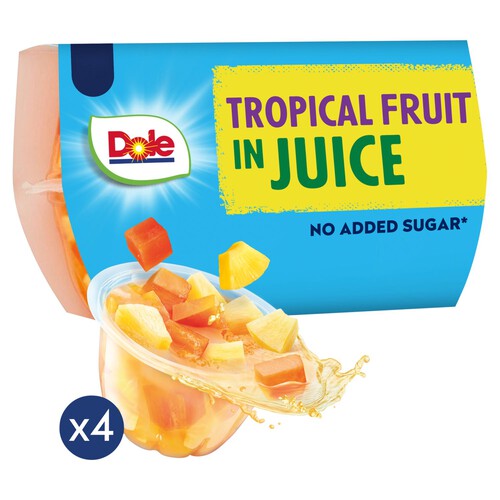 Dole Tropical Fruit In Juice Fruits Snacks 