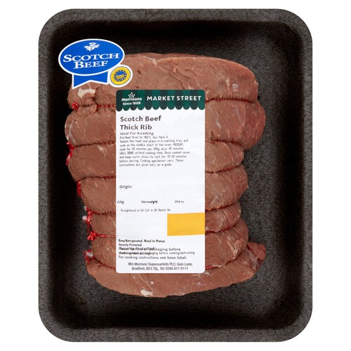 Market Street Scotch Thick Rib Joint Morrisons Online Groceries