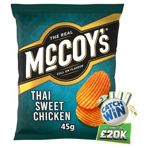 McCoy's Thai Sweet Chicken Crisps 45g