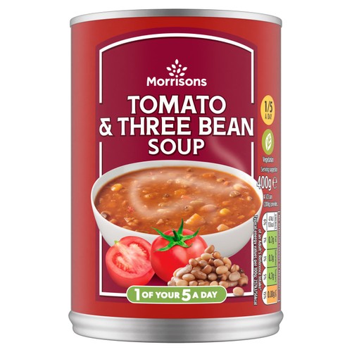 Morrisons Tomato 3 Bean Soup