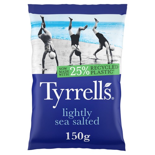 Tyrrells Lightly Sea Salted  Sharing Crisps 