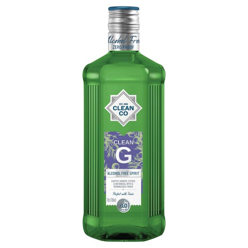 Clean Co Clean G Non-Alcoholic Crisp Dry Spirit 