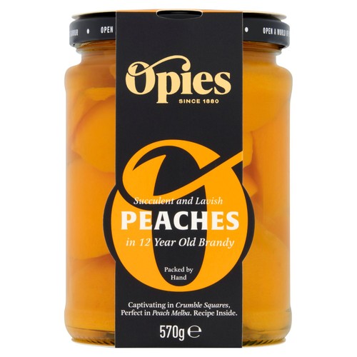 Opies Peaches With Aged Brandy  570g