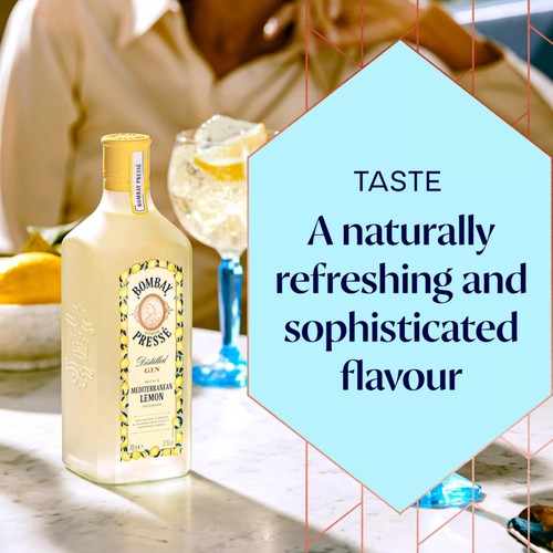 Bombay Citron Presse Mediterranean Lemon Distilled Gin (37.5%)   70cl
