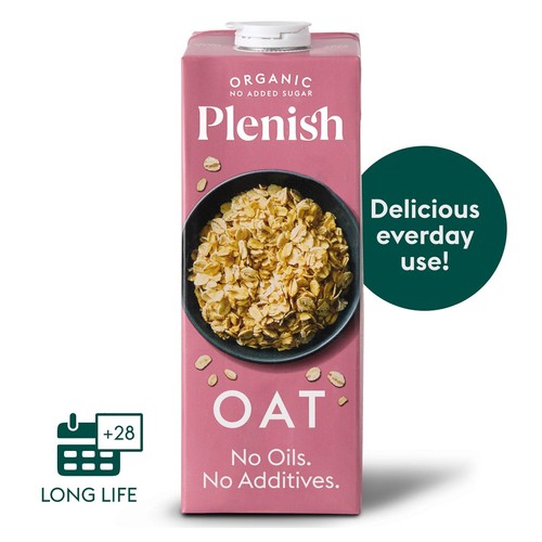 Plenish Organic Gluten Free Oat 1L