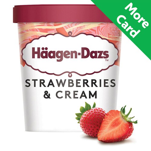 Haagen-Dazs Strawberry & Cream Ice Cream