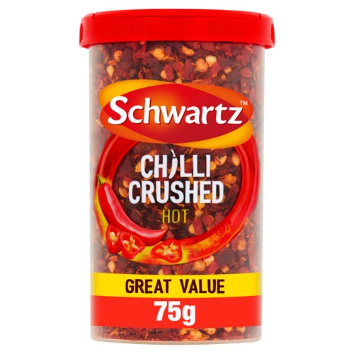 Schwartz Big Pack Chillies Crushed 75g