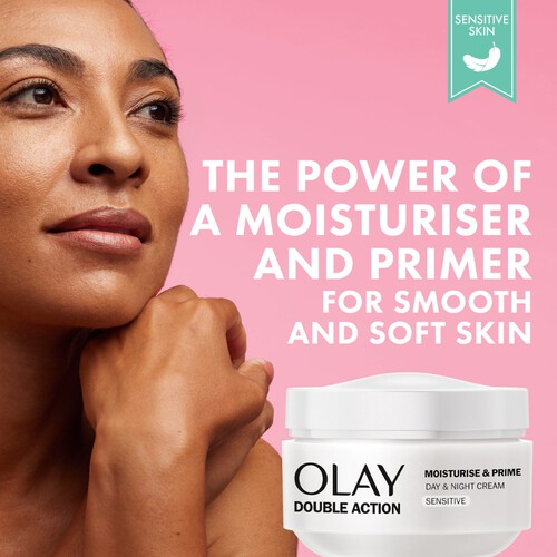 Olay Double Action Day Sensitive Cream Moisturiser & Primer