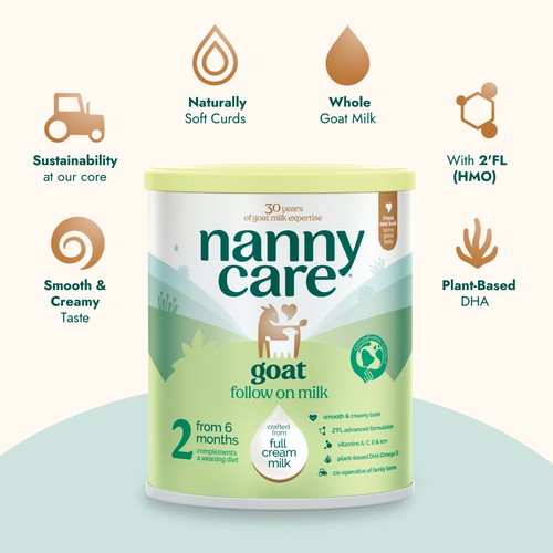 Nanny Care Stage 2 Follow On Milk Goat Milk 6 Months+ 800g