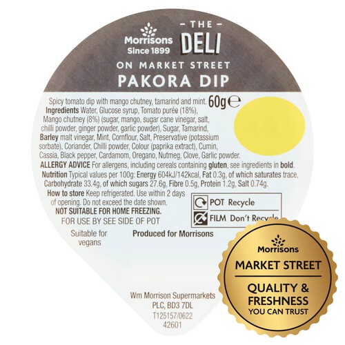 Market Street Deli Pakora Dip