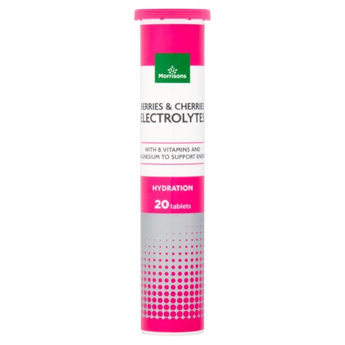 Morrisons Electrolyte Cherry & Berries Flavour 20 Pack