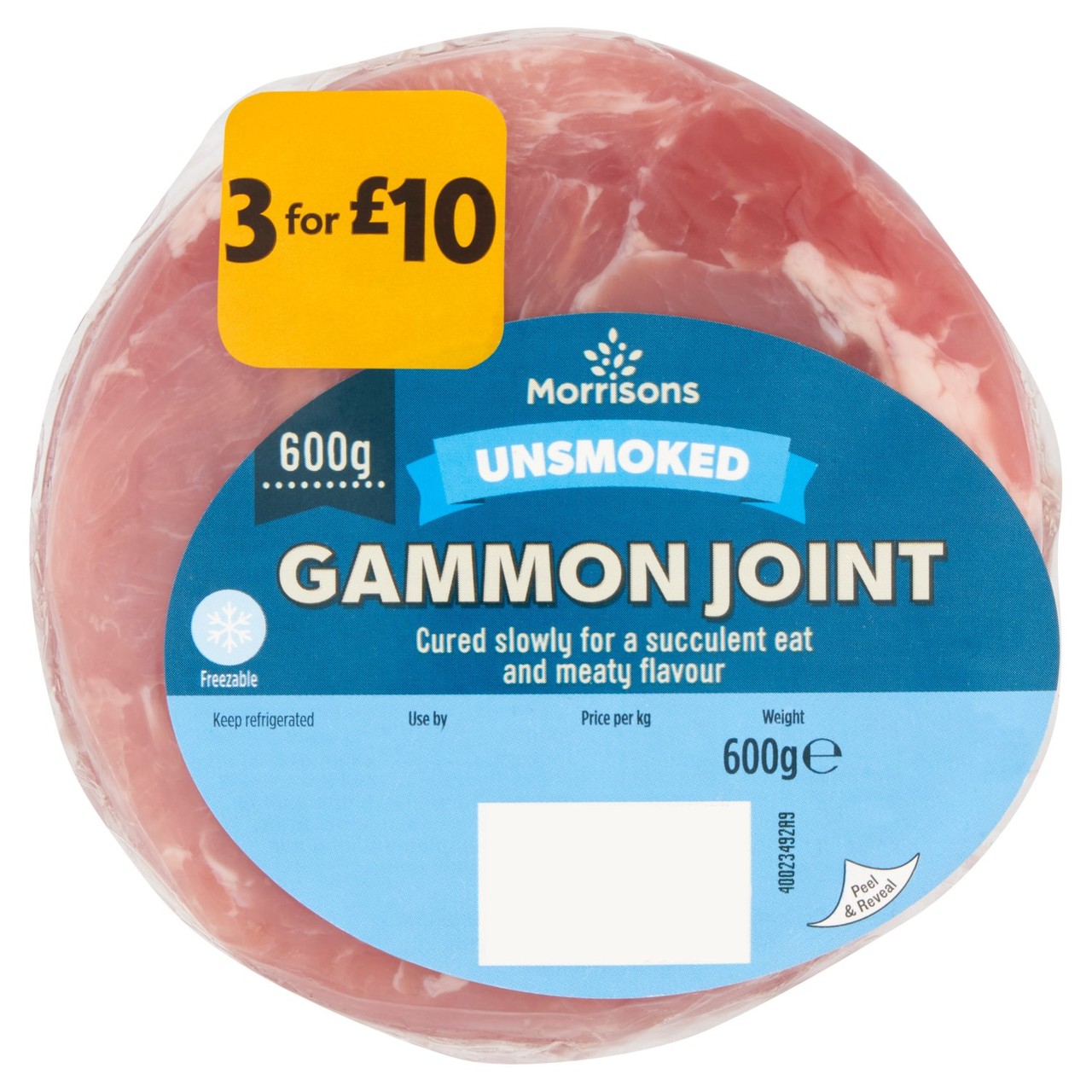Morrisons Unsmoked Gammon Joint