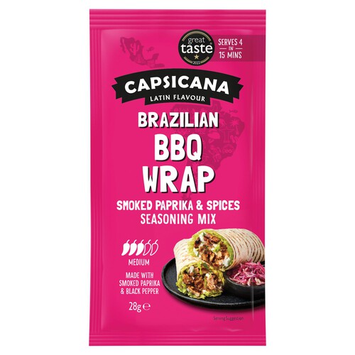 Capsicana Brazilian BBQ Wrap Seasoning Mix 