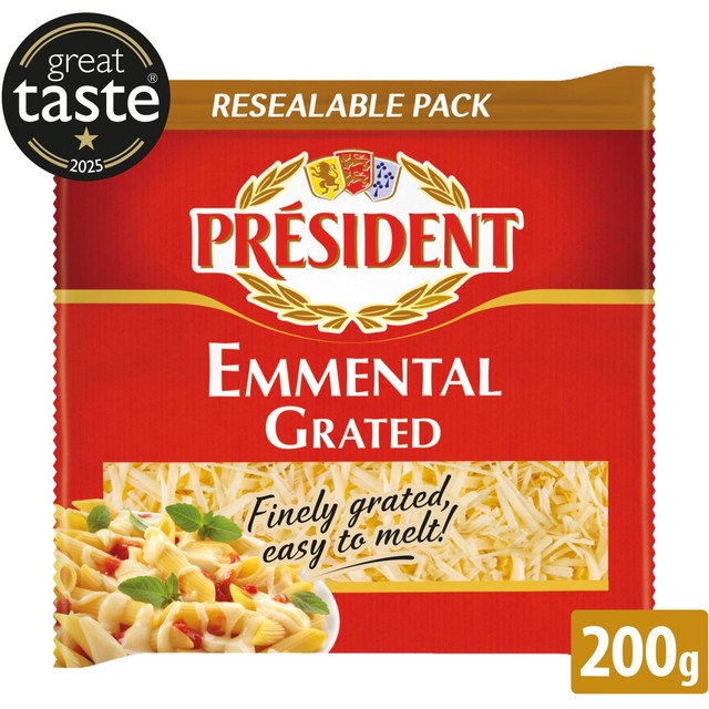 President Grated Emmental Cheese