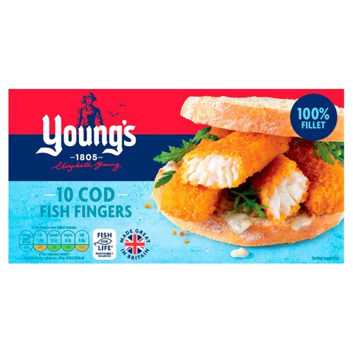 Young's 10 Cod Fish Fingers