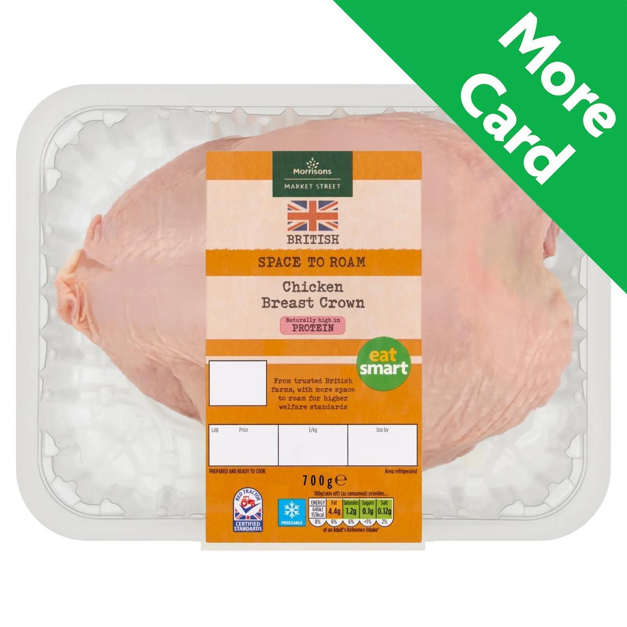 Morrisons Market Street British Chicken Breast Crown 700g