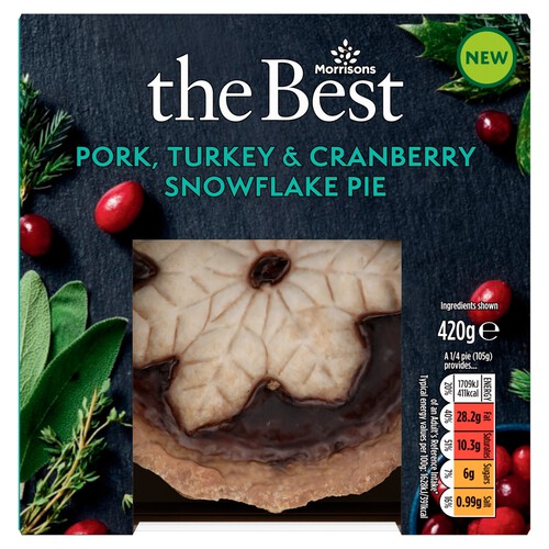 Morrisons The Best Snowflake Pork Pie