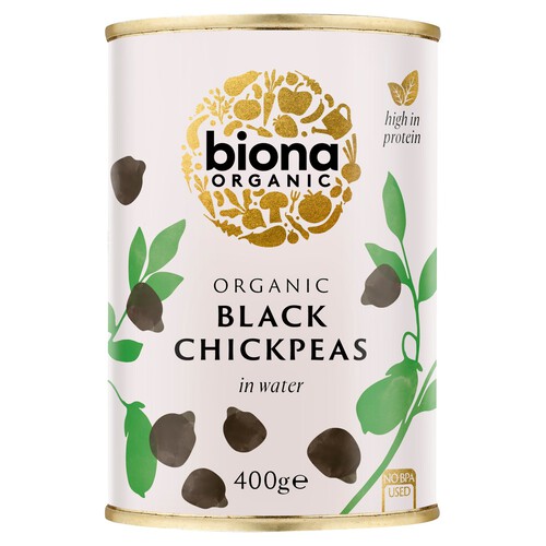 Biona Organic Black Chick Peas (400g)