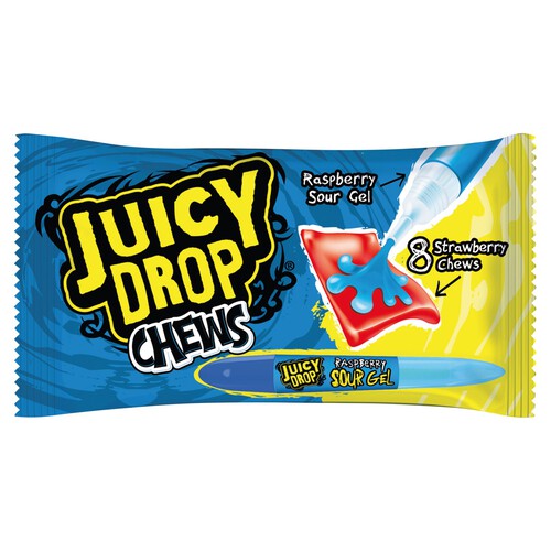 Bazooka Candy Brands Juicy Drop Chews With Sour Gel Pen 